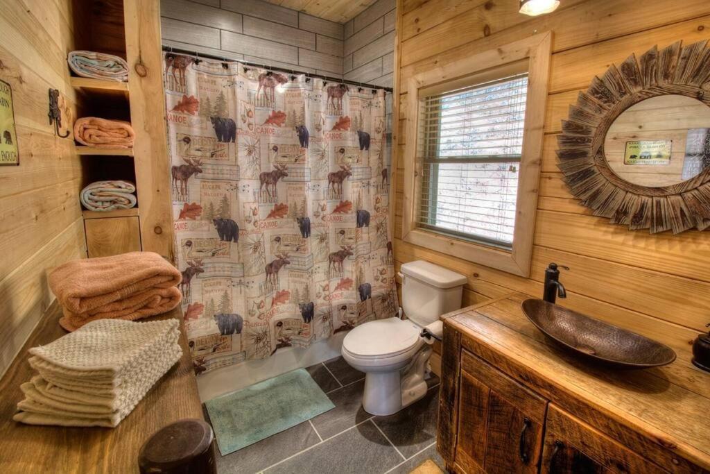 Honeymoon Getaway In Woods Near Noc And Smoky Mtn Rr Villa บรายซันซิตี ภายนอก รูปภาพ